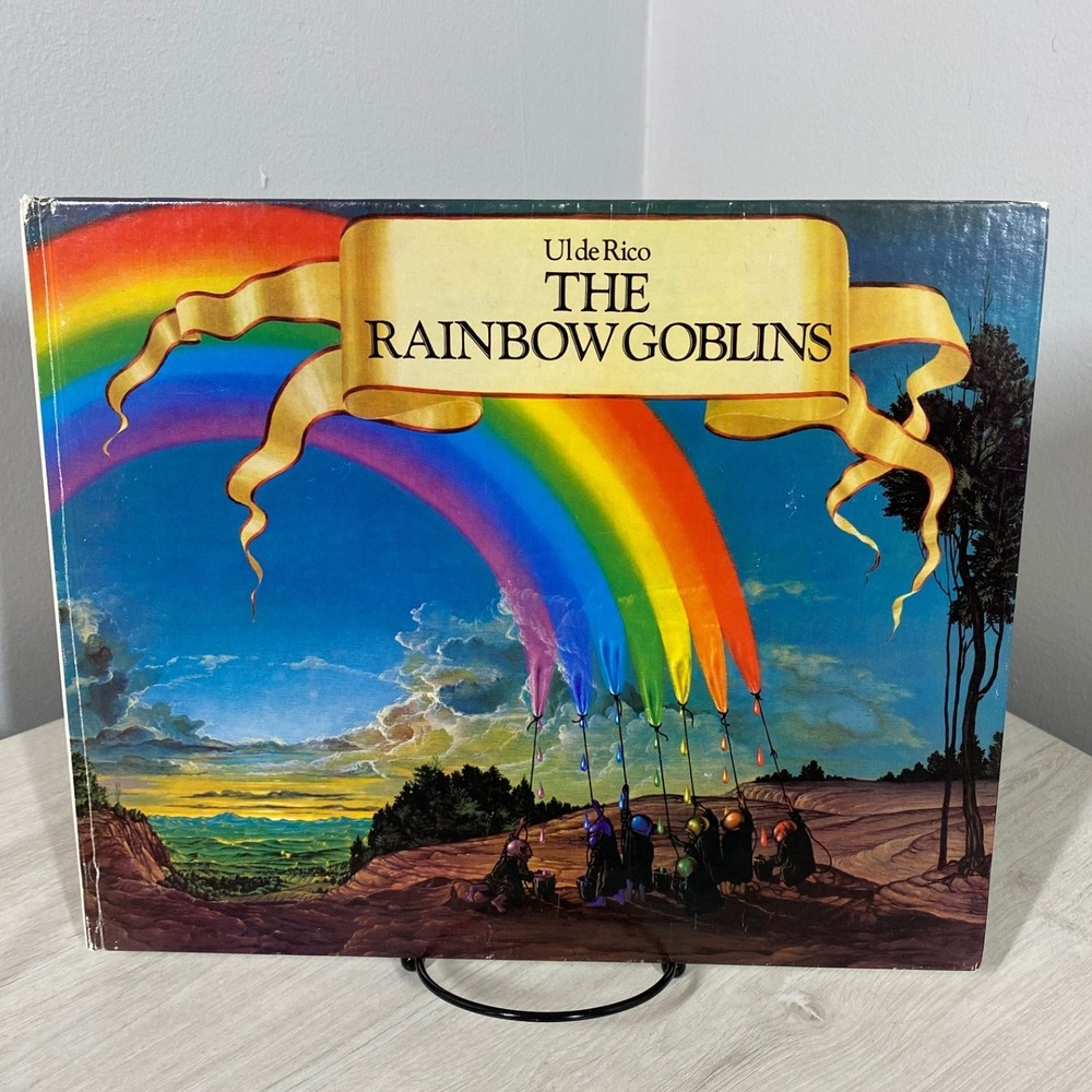 The Rainbow Goblins Ul de Rico 1979 First Printing Warner Books Hardcover Rare